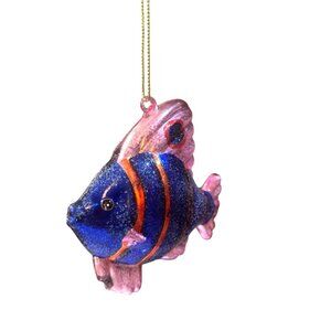 Christmas‎ - Blown Glass Angelfish Ornament